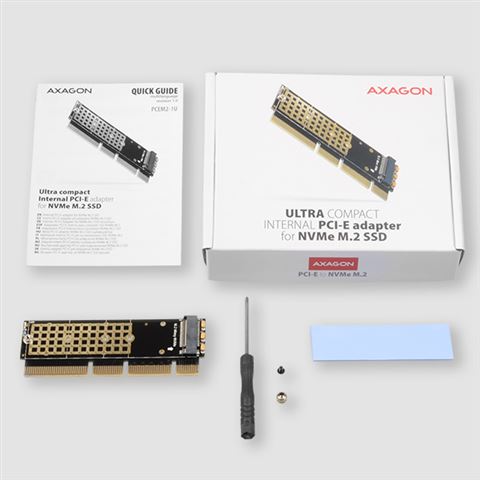 Kontroler AXAGON PCEM2-1U PCI-E 3.0 16x - M.2 SSD NVMe