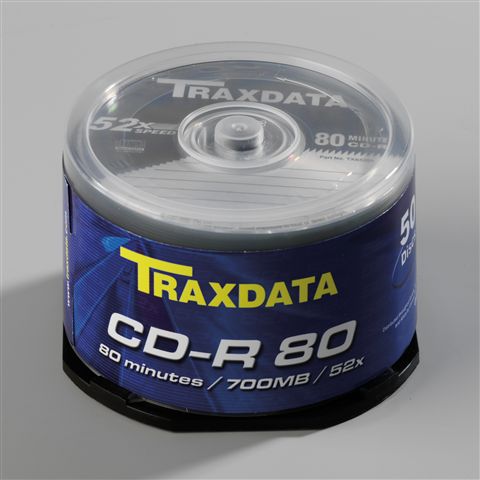 CD mediji TRAXDATA OPTIČKI MEDIJ CD-R CAKE 50