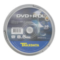DVD mediji TRAXDATA OPTIČKI MEDIJ DVD+R DUAL LAYER 8X CAKE 10