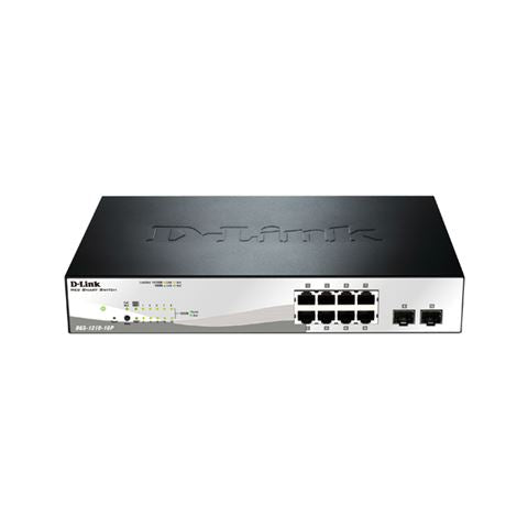 D-Link switch web upravljivi DGS-1210-10P