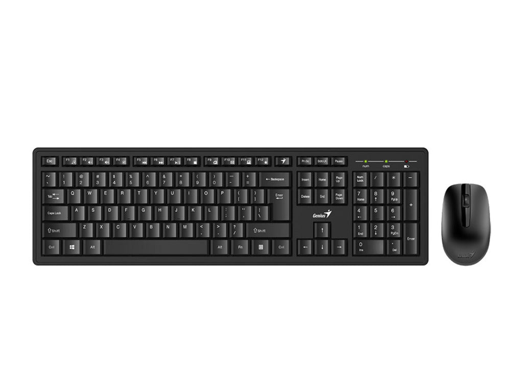 Genius KM-8200 tastatura+miš wireless set, dual-color, crno-siva boja