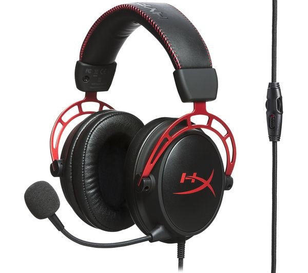 HyperX Cloud Alpha Red Gaming Headset (Black-Red)