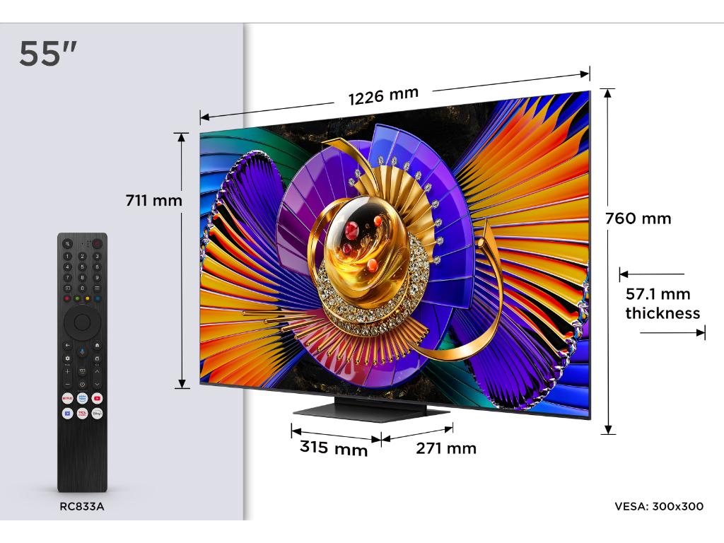 TCL 55"C7L 4K SQD-Mini LED