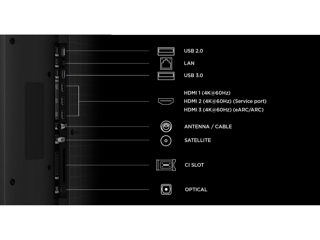 TCL 85"P7L 4K QLED Google TV