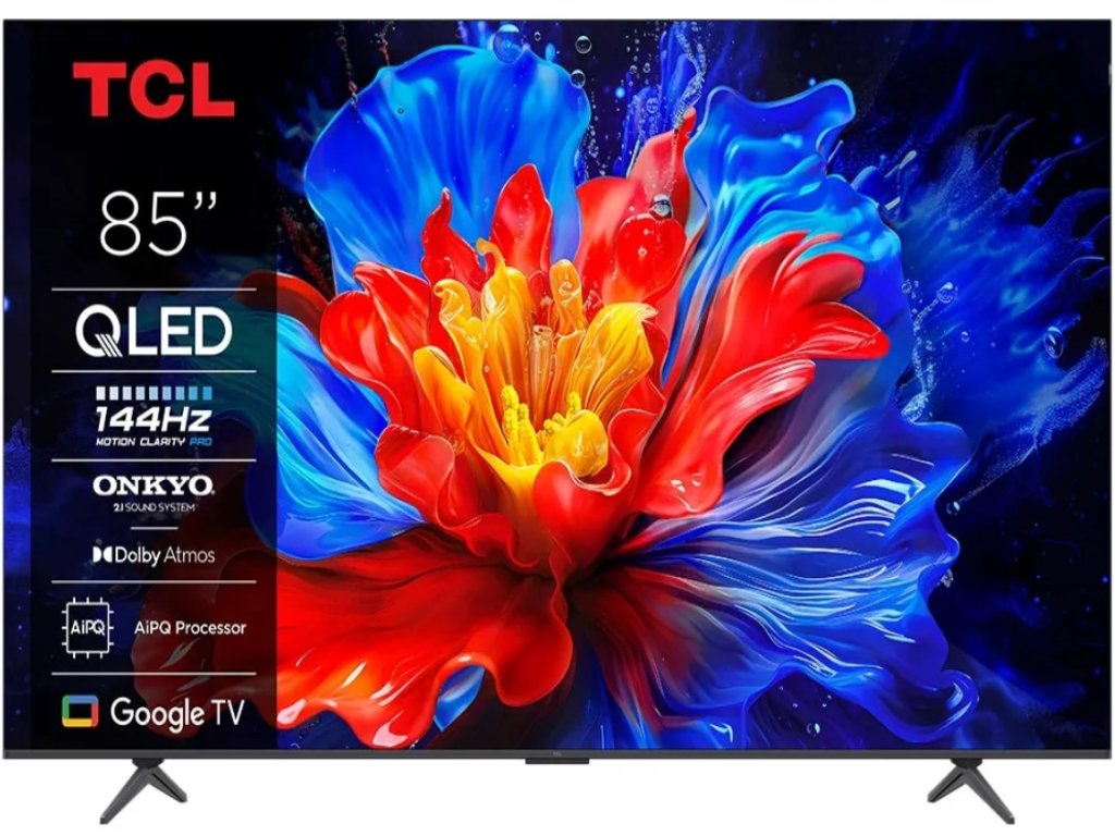 TCL 85"P8K 4K QLED TV 144Hz Google TV