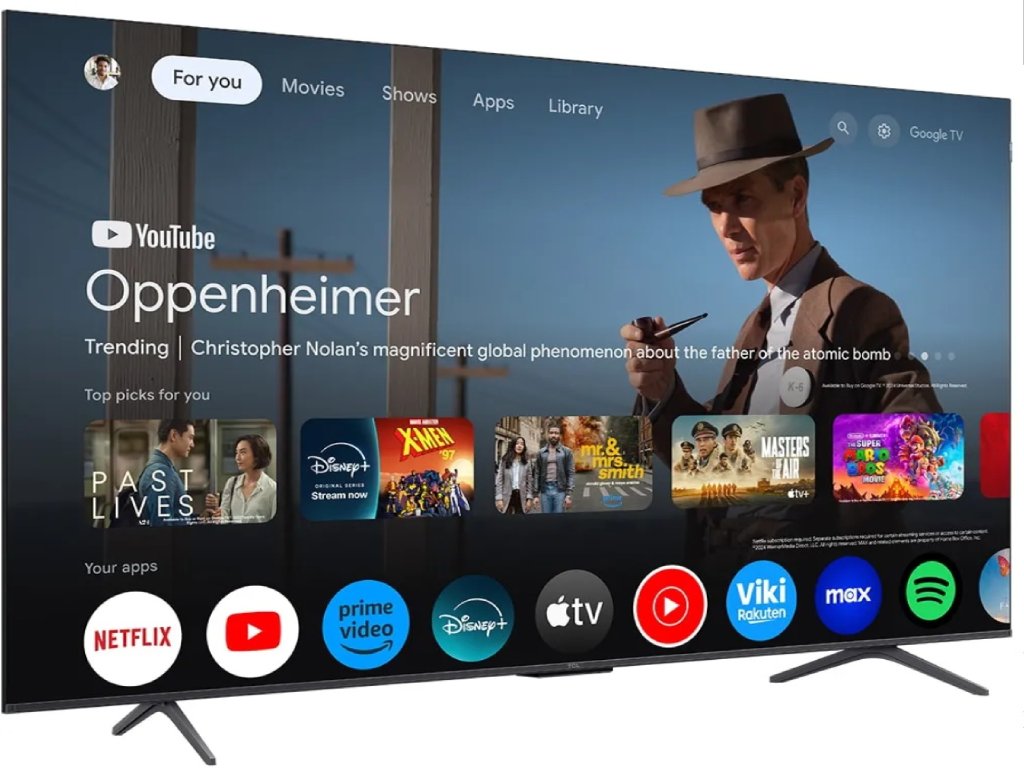 TCL 85"P8K 4K QLED TV 144Hz Google TV