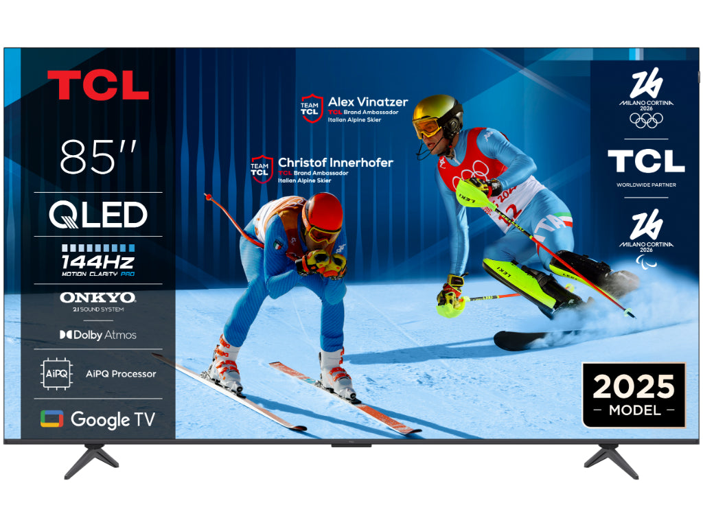 TCL 85"P8K 4K QLED TV 144Hz Google TV