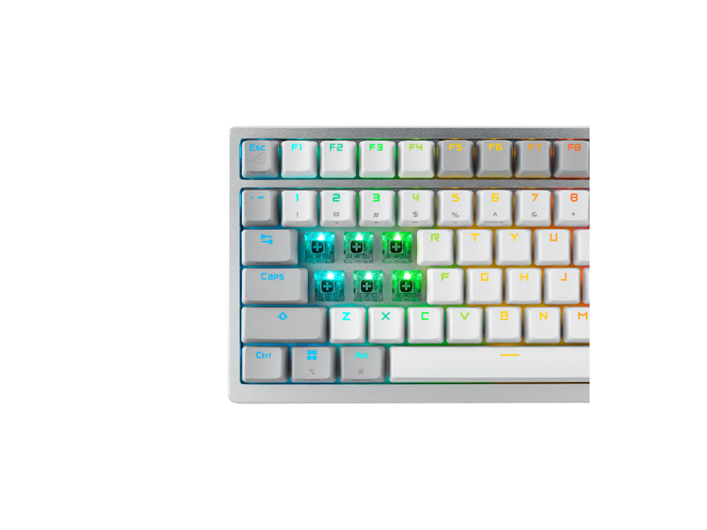 Asus ROG AZOTH WHITE , Wireless tastatatura