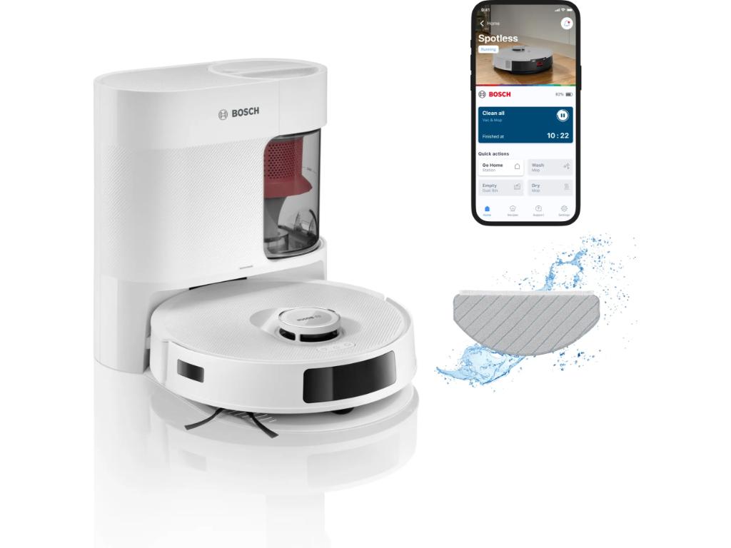 BOSCH Robotski Usisivač Spotless Advenced +, 11.000 Pa 360 LiDAR