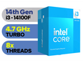 Intel Core i3-14100F 3.5GHz 12MB L3 LGA1700 BOX Raptor Lake,bez grafike