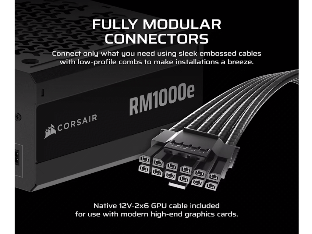 Corsair PSU 1000W RM1000e Gold