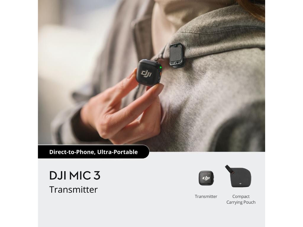 DJI Mic 3 Transmitter Mikrofon