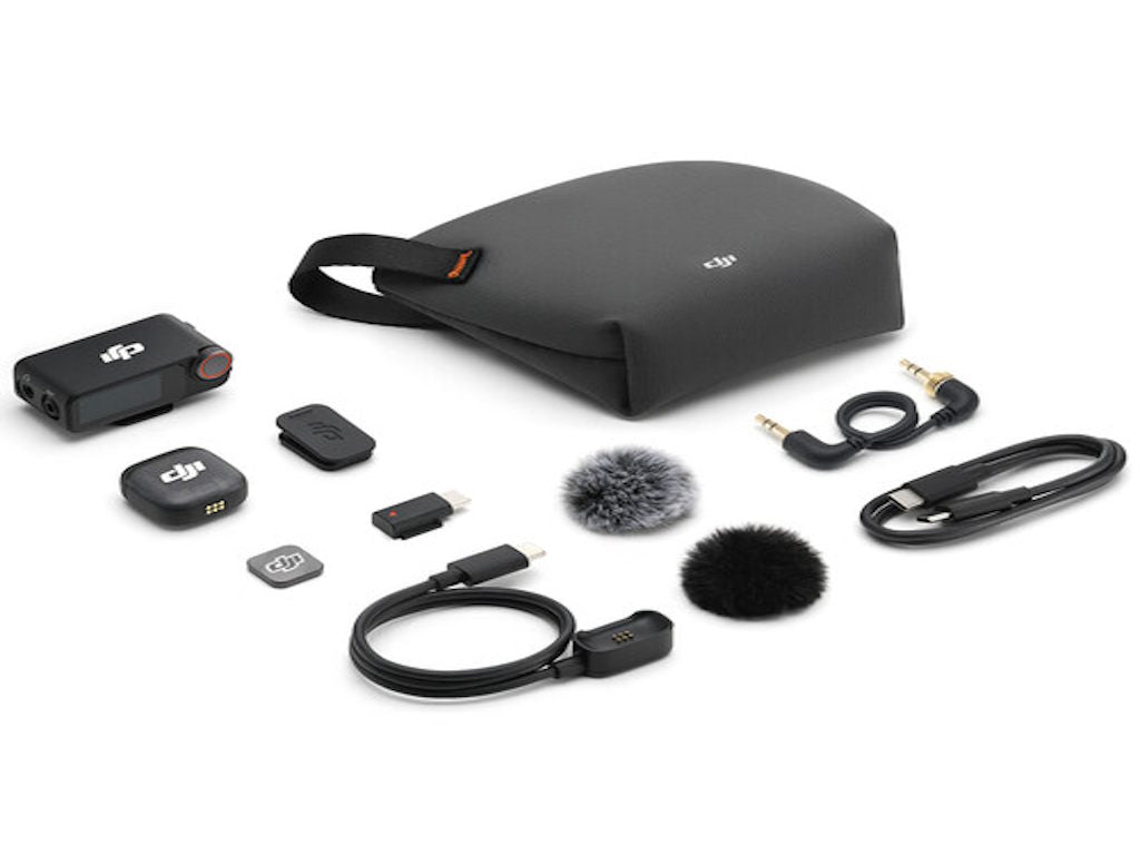 DJI Mic 3 (1 TX + 1 RX) Mikrofon,prenos do 250m,5.5h s nimanja,48kHz 24