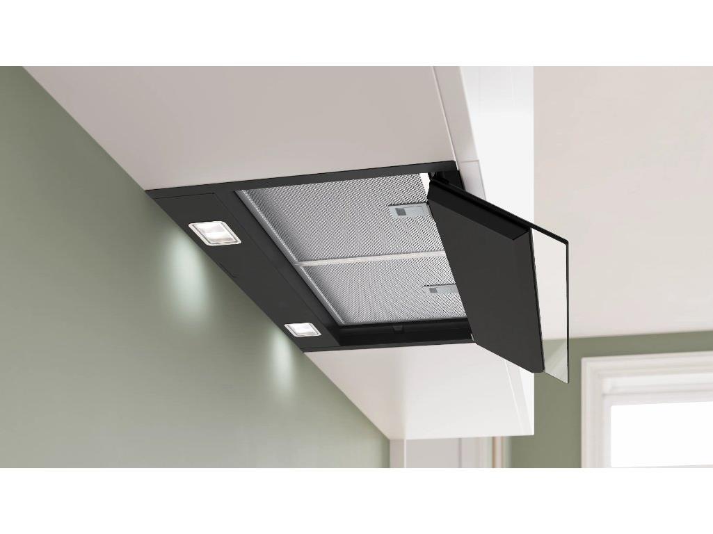 BOSCH potpuno ugradbena napa Serie 6|, 699m2/h, 57dB, CRNA ,potpuno