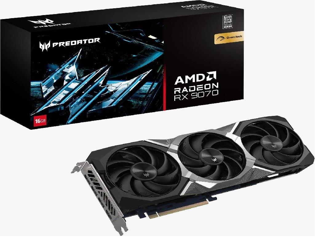 ACER VGA PB RX9070 16G OC Predator BiFrost,16GB GDDR6,HDMI,3xDP