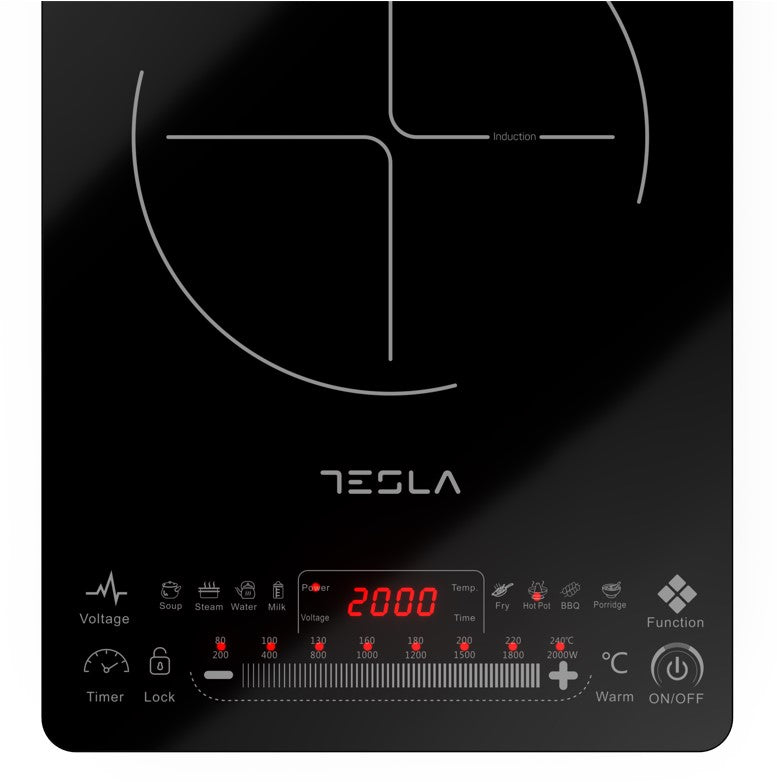 TESLA Indukcijski rešo IC400B Snaga 2000 W