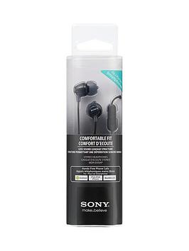 Sony slušalice EX-15 crne, In-Ear, mikrofon