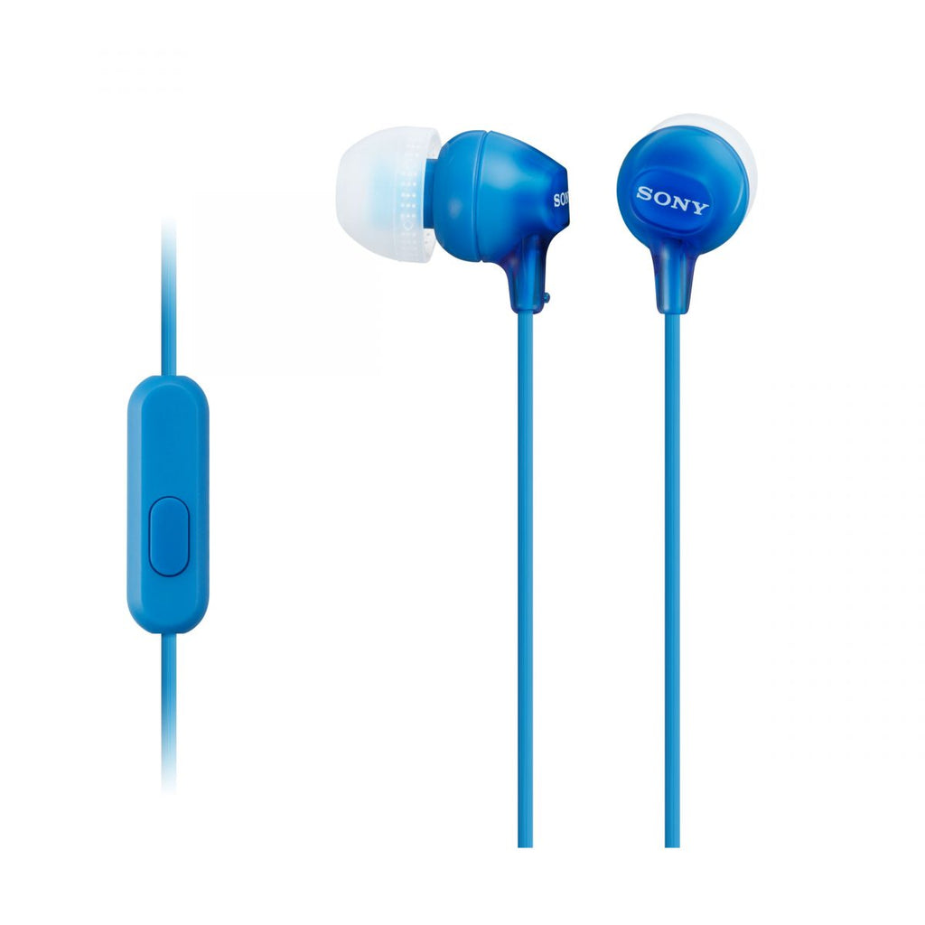 Sony slušalice EX-15 plave In-Ear, mikrofon