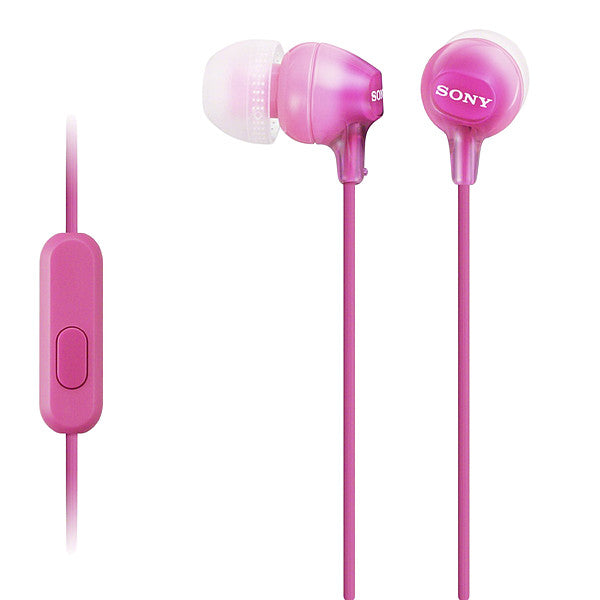 Sony slušalice EX-15 pink In-Ear, mikrofon