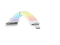 RYZE ARGB Napojni kabl za VGA 6pin 3x6+2Pin to 12VHPWR White
