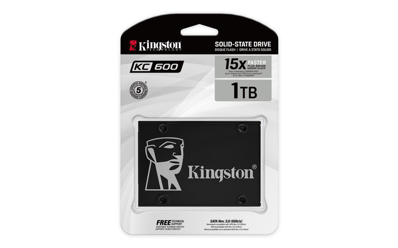 Kingston SSD 1TB 2.5" KC600 SATA3
