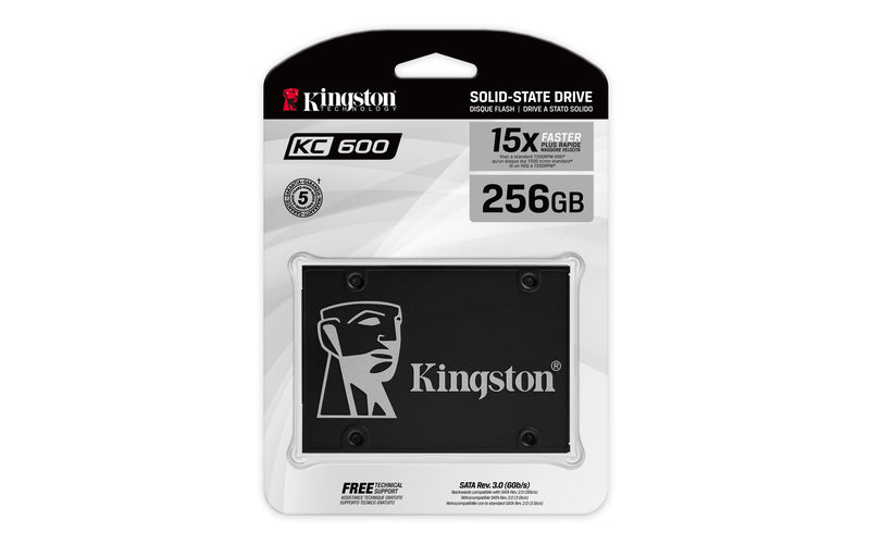 Kingston SSD 256GB 2.5" KC600 SATA3