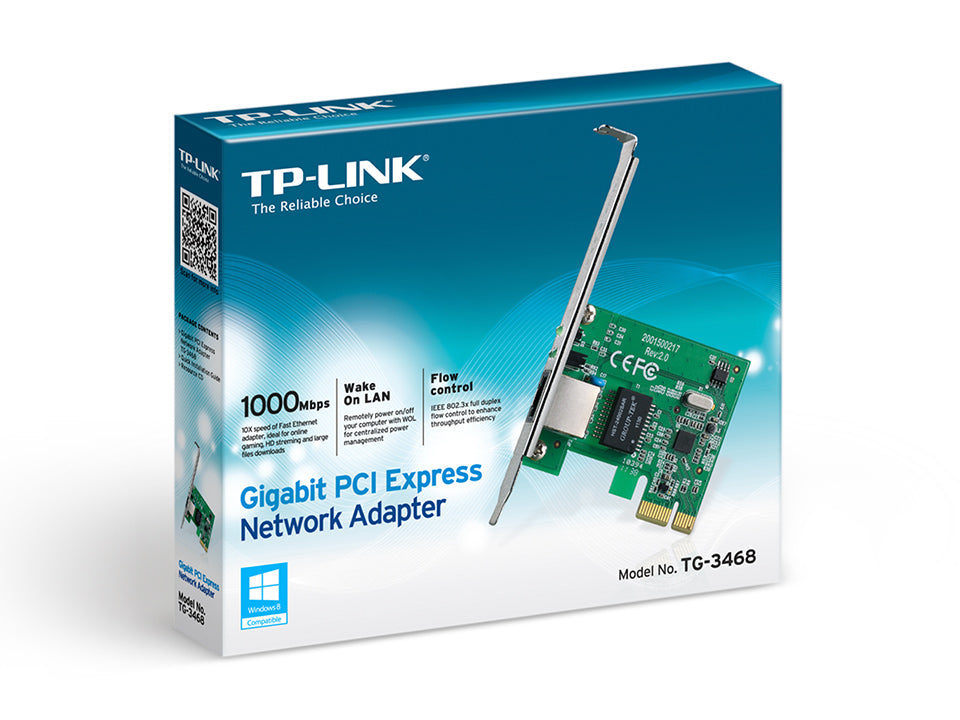 TP-Link TG-3468 Gigabit PCI-E Gigabit PCI Express Network Adapter