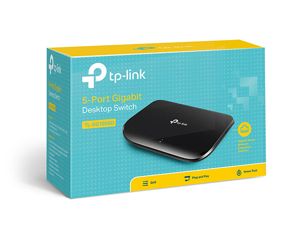 TP-Link TL-SG1005D Switch 5x10/100/1000 5-Port Gigabit Desktop Switch