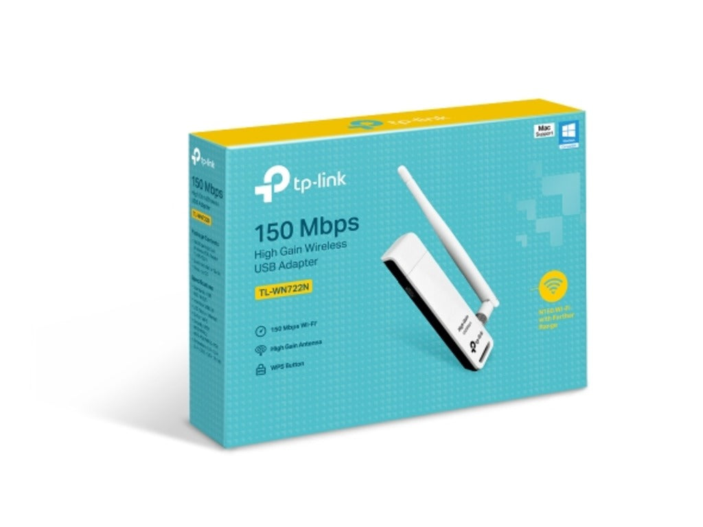 TP-Link TL-WN722N Wireless USB mrežna kartica, 150 Mbps