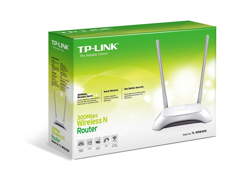 TP-Link TL-WR840N 300 Mbps Wireless N Speed Router