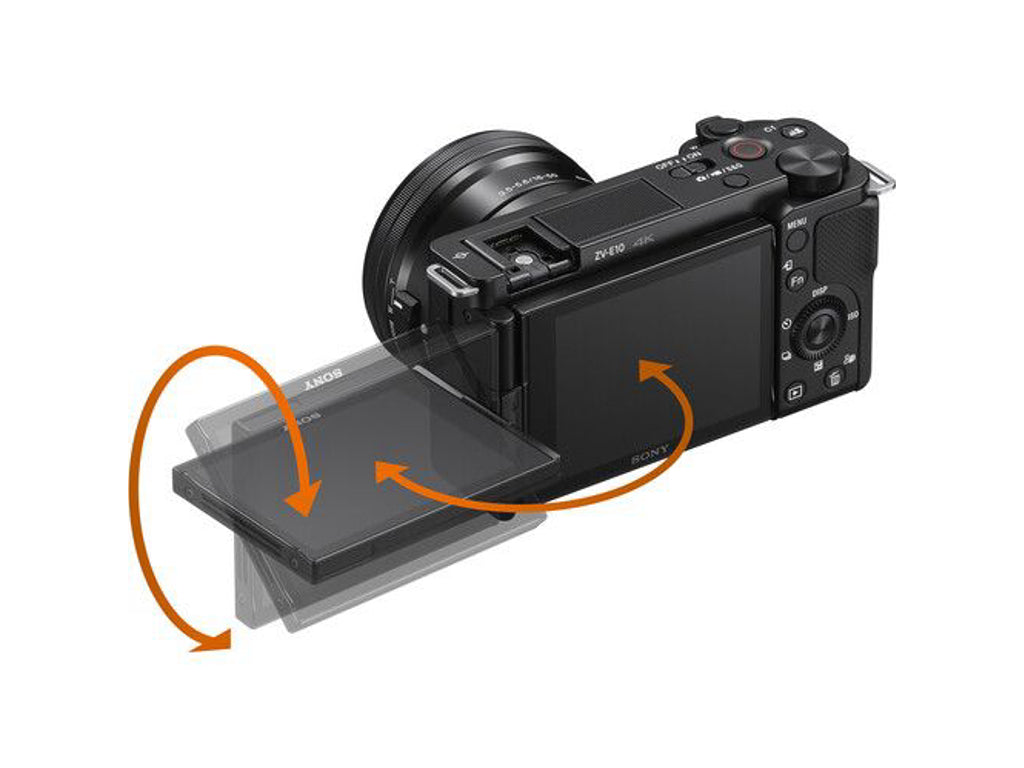 Sony Vlog-Camera ZV-E10 BODY + objektiv E PZ 16-50 mm F3.5-5.6 OSS II